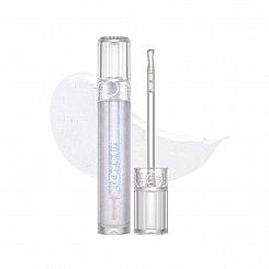Жидкий прозрачный блеск для губ с сияющими частицами rom&nd Glasting Water Gloss 00 Meteor Track