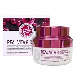 Питательный крем для лица с 8 витаминами ENOUGH Real Vita 8 Complex Pro Bright up Cream 50 мл
