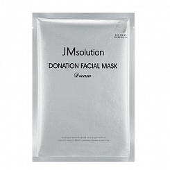 Маска с гиалуроном и пептидами JMSOLUTION Donation Facial Mask Dream, 37 мл