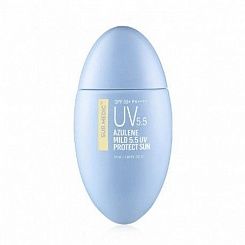Успокаивающий солнцезащитный крем с азуленом SUR.MEDIC+ Azulene Mild 5.5 UV Protect Sun SPF50+ PA+++