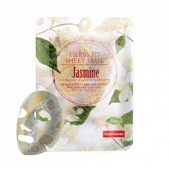 Увлажняющая тканевая маска с жасмином NoHj Skin Maman Herbs Fit Sheet Mask Jasmine 25 гр