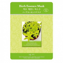 Тканевая маска для лица экстракты трав MJ Care Herb Essence Mask