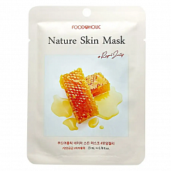 Тканевая маска для лица с экстрактом маточного молочка Foodaholic Nature Skin Royal Jelly