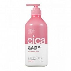 Питательный шампунь для поврежденных волос Derma & More Cica Nourishing Shampoo, 600 мл