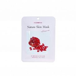 Тканевая маска для лица с экстрактом граната Foodaholic Nature Skin Mask Pomegranate 23 мл