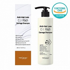 Шампунь восстанавливающий для волос TRIMAY Anti-Hair Loss Oil Rich Damage Shampoo(300 мл)
