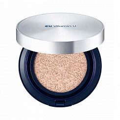 Увлажняющий Крем-кушон с эффектом сияния CU:Vitamin U Coverfit Cushionpact №21 SPF 50+/PA++++ 15+15