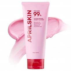 Пенка для умывания против черных точек и несовершенств тона APRILSKIN TXA Niacinamide 99 Deep Cleans