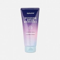 Пенка для лица антивозрастная с коллагеном и витамином Е Ayoume Nature Anti-Wrinkle Cleansing Foam
