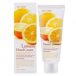 Крем д/рук увлажняющий 3W CLINIC с лимоном Lemon Hand Cream, 100 мл