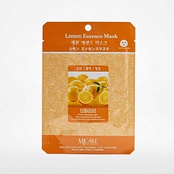 Маска тканевая с лимоном Mijin Lemon Essence Mask 23 гр