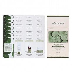 Набор саше для лица 3в1 с чайным деревом Mary&May Houttuynia Tea Tree Line 3 Step Sachet Starter Kit