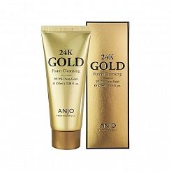 Пенка для умывания с биозолотом ANJO Professional Foam Cleansing 24K Gold 100 мл