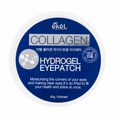 Гидрогелевые патчи с коллагеном и экстрактом черники EKEL Collagen Hydrogel Eye Patch 60 шт