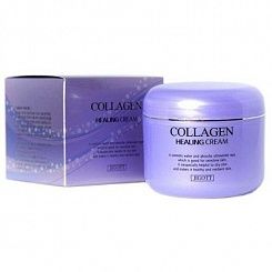 Питательный ночной крем с коллагеном JIGOTT  Collagen Healing Cream