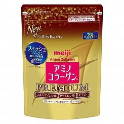 Амино-коллаген с церамидами для красоты кожи и здоровья суставов Meiji Amino Collagen Premium