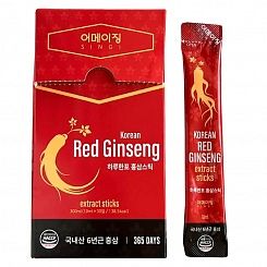 Сироп с экстрактом корейского красного женьшеня в стиках SINGI  6 Year Old Korean Red Ginseng