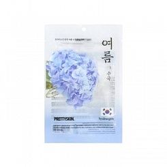 Маска для лица "летняя гортензия"  PrettySkin Mask Pack Hankook Summer Hydrangea 25 мл