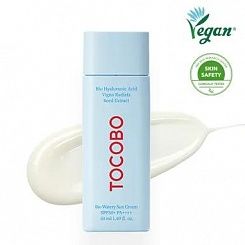 Солнцезащитный флюид для лица с растительными экстрактами TOCOBO Bio Watery Sun Cream SPF50+ PA++++