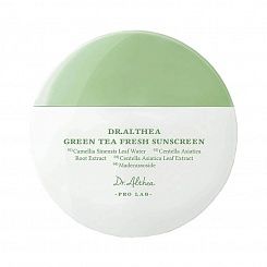 Солнцезащитный крем для чувствительной и проблемной кожи Dr. Althea Green Tea Fresh Sunscreen SPF50+