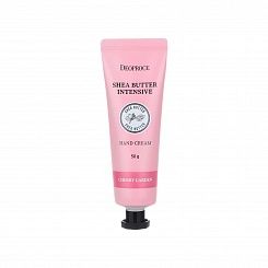 Крем для рук с маслом ши и ароматом вишни Deoproce Shea Butter Intensive Hand Cream Cherry Garden