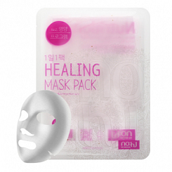 Тканевая питательная маска с экстрактом красного женьшеня NOHJ Healing Mask Pack Nutrition 25 гр