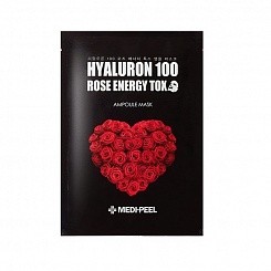 Детокс маска с экстрактом розы MEDI-PEEL Hyaluron 100 Rose Energy Tox (25g)