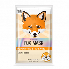 Тканевая детокс-маска с дыней и гибискусом Epielle Detoxifying & Renewing Fox Mask