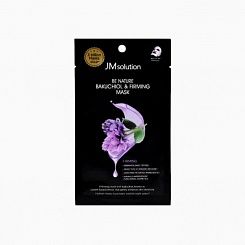 Антивозрастная тканевая маска с бакучиолом и пептидами JMsolution Be Nature Bakuchiol & Firming Mask