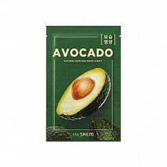 Тканевая маска с экстрактом авокадо The Saem Natural Avocado Mask Sheet