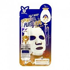 Тканевая маска с эпидермальным фактором роста Elizavecca Power Ringer Mask Pack EGF Deep