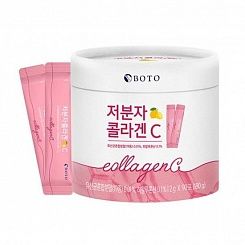 Быстро усваивающийся низкомолекулярный морской коллаген с витамином С BOTO Collagen C 90 саше