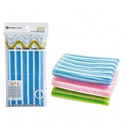 Мочалка для душа средней жесткости Daily Shower Towel 28*90