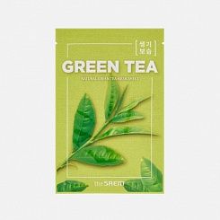 Маска на тканевой основе для лица The Saem с экстрактом зеленого чая Natural Green Tea Mask Sheet