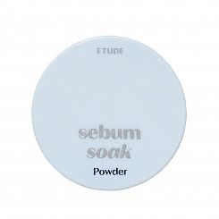 Лёгкая минеральная матирующая пудра ETUDE Sebum Soak Powder 5г