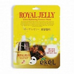 Маска тканевая для лица с маточным молочком EKEL Mask Pack Royal Jelly 25мл