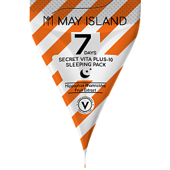 Омолаживающая витаминизированная ночная маска 7 Days Secret Vita Plus -10 Sleeping Pack May Island