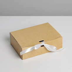 Коробка складная двухсторонняя «Цветочная», 16,5 × 12,5 × 5 см
