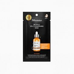 Осветляющая тканевая маска с витамином С и ниацинамидом JMsolution The Effect Vita C & Whitening