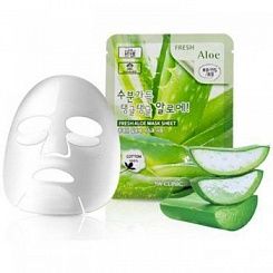 Тканевая маска с алоэ 3W Clinic Fresh Mask Sheet (23 мл) Aloe