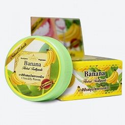 Тайская травяная зубная паста отбеливающая - банан, ROCHJANA 30 гр