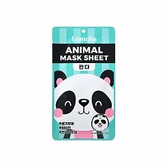 Антивозрастная тканевая маска с принтом "Панда" Lamelin  Animal Mask Sheet Panda