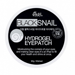 Патчи с муцином черной улитки EKEL Gold Snail Hydrogel Eye Patch  60 шт