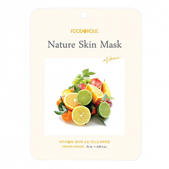 Тканевая маска для лица с витаминами FoodaHolic Nature Skin Mask Vitamin, 23 гр