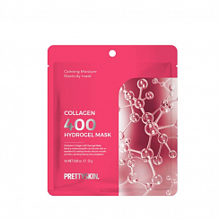 Гидрогелевая маска для лица с коллагеном Pretty Skin Collagen 400 Hydrogel Mask, 25 гр