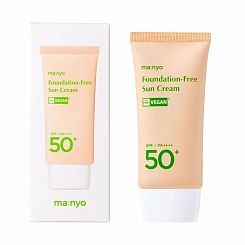 Тонирующий солнцезащитный крем Manyo Foundanation-Free Sun Cream SPF 50+ PA++++