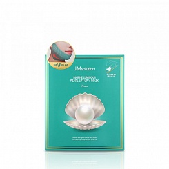 Маска для подтяжки контура лица с протеинами жемчуга JMsolution Marine Luminous Pearl Lift-up V Mask