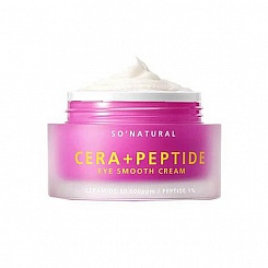 Антивозрастной пептидный крем для век So Natural Cera+ Peptide Eye Smooth Cream