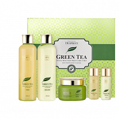 Набор для лица с экстрактом зеленого чая Deoproce Premium Green Tea Total Solution