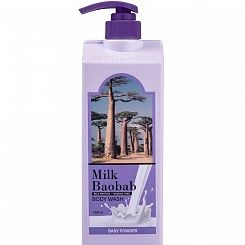 Гель для душа с ароматом детской пудры Milk Baobab Original Body Wash Baby Powder, 1000мл